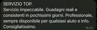 trading successo guadagno testimonianze